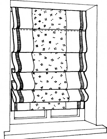 Как сшить римскую штору самостоятельно.