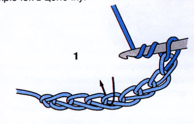 вязание крючком для начинающих урок 5