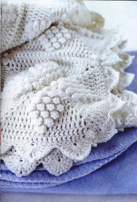 Как вязать роскошное одеяло в викторианском стиле для малыша или взрослого.