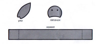 Поделки из помпончиков. Как сделать поросёнка.