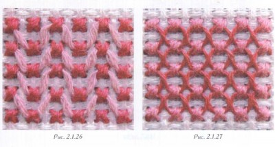 Вышивание. Виды декоративных швов. Вышивание по канве или счётные швы.