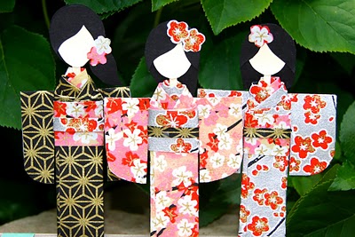 Подулки к первому сентября. Оригинальные закладки - японские девочки.