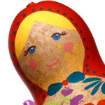 Русская кукла по-американски - матрёшка из тыквы.
