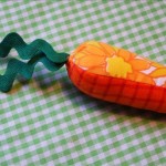 Пэчворк. Как сшить морковку.